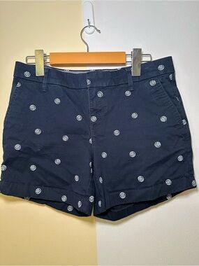 Tommy Hilfiger Navy Short with White Logo Dot Embroidery